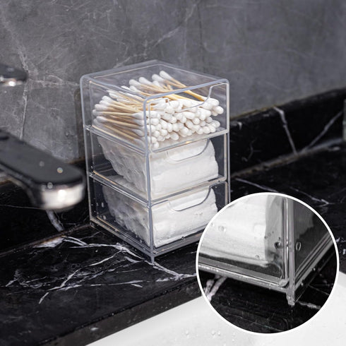 Small Desk Organizer with Drawer, Desktop Organization for Office Supplies, Jewelry Storage Box...