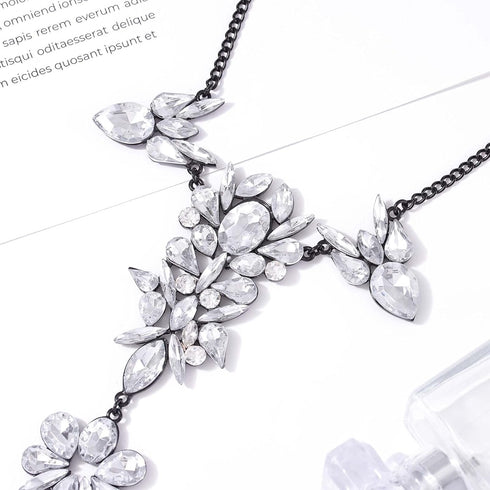 Woeoe Rhinestone Anklet Crystal Barefoot Sandals Foot Chain Pearl Anklets Foot Chain Beach Foot Charm Jewelry for Women...