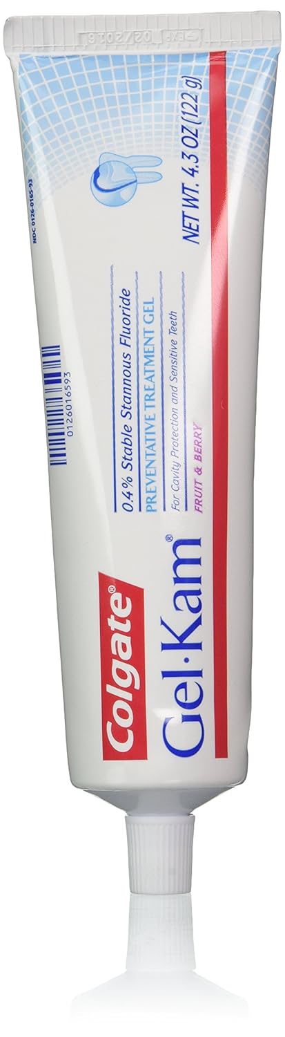 Gel-Kam Flouride Preventative Treatment Gel, Fruit and Berry Flavor, 4.3 Oz....