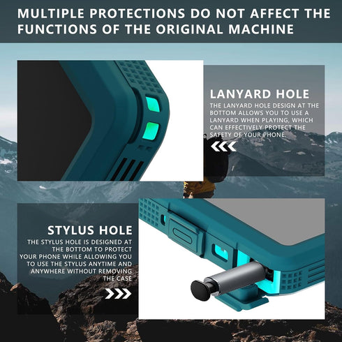for Galaxy S24 Ultra Waterproof Case Compatible with MagSafe, Magnetic Waterproof Full Body IP68 Underwater Case Built-in Screen Protector Militar...