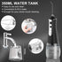 Water Dental Flosser Cordless for Teeth Cleaning Water Pick - Dental Oral Irrigator Braces Care Portable Rechargeable IPX7 Waterproof Powerful Bat...