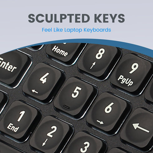 Perixx PERIBOARD-333B Wired Backlit USB Keyboard- X Type Scissor Keys - Compact 14.25x4.57 Inches - Big Print Letters - White Backlit - US English...