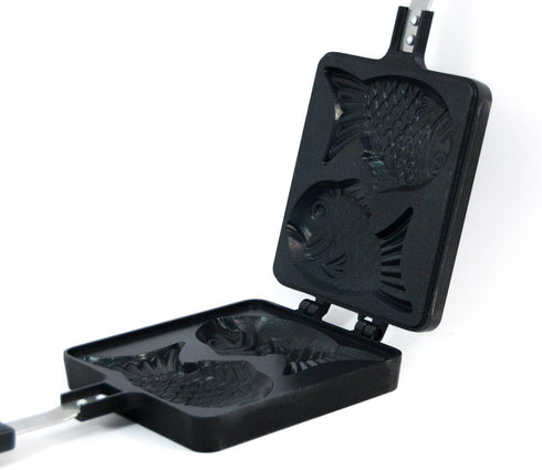 Taiyaki Japanese Fish-shaped Pancake Double Pan, Made in Korea...