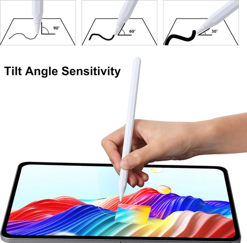Stylus Pen for iPad, Apple Pencil 2nd Generation with Magnetic Wireless Charging for iPad Air 5th 4th Gen, iPad Pro 12.9 & 11 inch, iPad Mini 6th,...