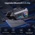 Motorcycle Bluetooth Headset Speaker Skiing Earphone Waterproof Bluetooth Helmet Headset with Noise Cancellation Ultra-Thin Wireless Bluetooth Hea...