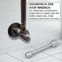 Plumbing Tools Angle Stop Wrench Kit, Angle-on Wrench Professional Plumber Wrench Tools for Installing New Compression Angle Stop and Removing the...