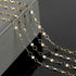 YOUBEIYEE 16 Feet/5M KC Gold Plated Jewelry Chains Cable Circle Link Chain with Sequins Women Necklace Chains Bulk for Jewelry Making with Lobster...