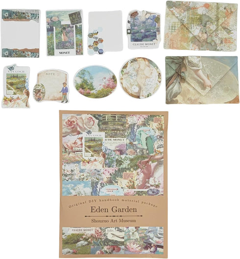 100 Pieces Vintage Scrapbook Supplies Ephemera Pack for Junk Journal Planners Scrapbooking Paper Stickers for Art Aesthetic Journaling Kit Collage...