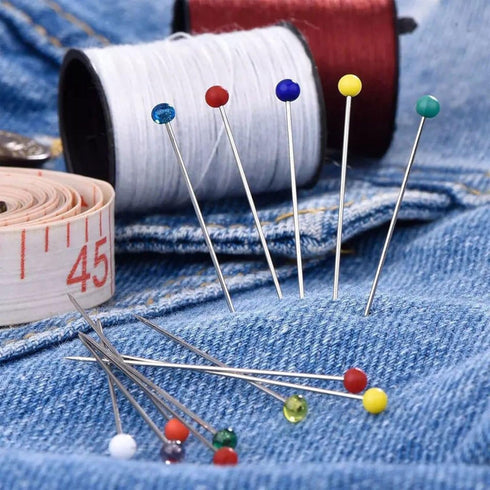 Swpeet 518Pcs Sewing Tools Kit, 10Pcs Professional Tailor's Chalk, 1Pcs Sliding Gauge and 4Pcs Seam Ripper with 500Pcs Quilting Sewing Pins and 2P...