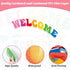 Welcome Back to School Bulletin Board Decorations First Day of School Theme Classroom Bulletin Board Border Set Pencil Notebook Schoolbag Paper Cu...