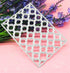 Cutting Dies Christmas Tag Set Metal Stencils Scrapbooking Tool DIY Carbon Steel Embossing Template for Paper Card Making (Hollow grid frame-10x6....