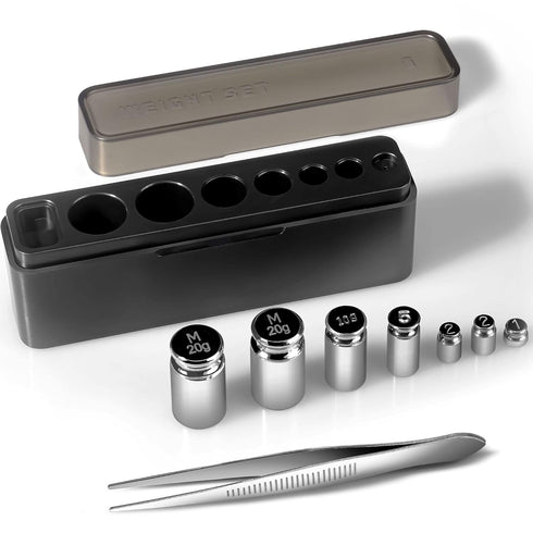 Calibration Weights Set, 7pcs 1-60g Calibration Gram Scale Weights Kit, Small Test Weight for scales digital weight grams, includes: 1g*1, 2g*2, 5...