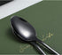 Black Teaspoons, Kyraton 6 Pieces 6.7" Stainless Steel Tea Spoons With Black Titanium Plating, Ice Cream Spoons, Dessert Spoon, Coffee Spoon,Golde...