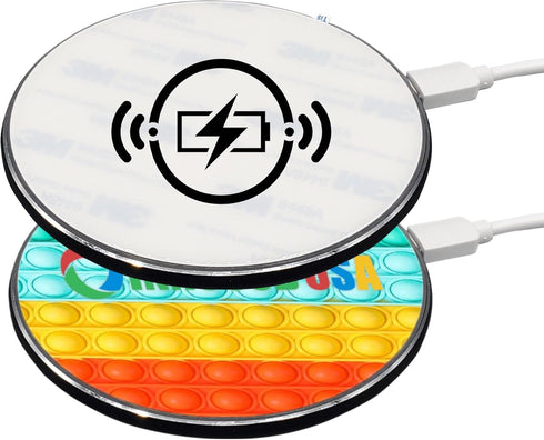 Sublimation Wireless Charger Pad – Blank Wireless Charger for Sublimationand Customization – 10W Sublimation Fast ChargePad Compatible with iPhone...