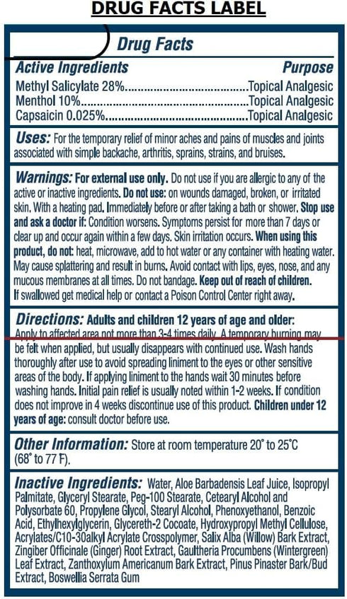 Flanax Pain Relief Cream, Fast Acting Ointment for Muscle Aches, Back Pains, and Strains, Helps Reduce Inflammation and Improve Athletic Performan...