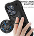 MARKILL Compatible with iPhone 15 Pro Max Case 6.7 Inch with Double Ring Stand, Heavy-Duty Military Grade Shockproof Phone Cover for iPhone 15 Pro...