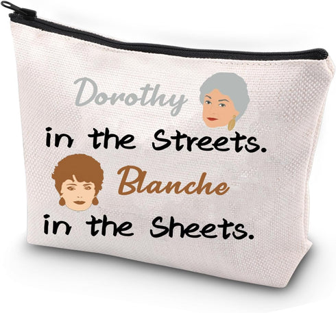 Dorothy In The Streets Blanche In The Sheets Funny Golden Inspired s Cosmetic Bag TV Show Merchandise Gifts Makeup Bag Friendship Gift For Best Fr...