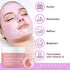 Purifying Pink Face Mask With Australian Pink Clay Blackhead Remover Quality Pore Cleanser Evens Skin Tone Acne Spot Treatment Natural Pore-Reduci...