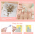 TOAOB 13000pcs White Flat Back Pearl Beads Half Round Imitation Pearls 2mm to 10mm Assorted Sizes Plastic Gem Pearls for Crafts Nails Phone Shoes ...
