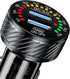 BARCOVAN Car Charger, Dual QC3.0 Port USB Car Charger Adapter, 36W 3A Fast Charge Car Phone Charger with Colorful Voltmeter & ON/Off Switch...