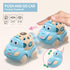 Pink Toy Car for Baby Girl Gifts, Push Toys Wind Up Cars for Toddler Girls, Rattle Cars for Babies, Pink Trucks for Toddlers 1-3 Infant Girls, Sof...