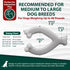 Sporn Durable Marrow Wishbone Dog Chew Bones for Aggressive Chewers, Jerky Flavor Dog Chew Toys for Large Dogs, Gluten-Free & Non-Toxic, Medium/La...