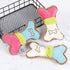 Blue-Pink Pet Plush Chew Product Teeth Cleaning Bite Resistant Dog Accessory Bone Shape Dog Training Chew Toy for Dog Accessories Supplies...
