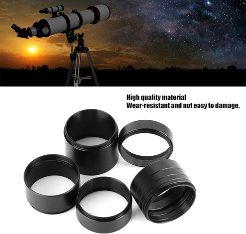 Lens Adapter Ring Extension Tube Kit,camera Tube Telescope Covers,variable Tube Microscope Lens M42 Extension Tubes Microscope Accessories 3/5/7/1...