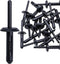 Rexka 30pcs 1/4 Fender Flare & Fender Liner Body Blind Rivets Compatible with Ford 91-96 Jeep Cherokee XJ, 05-10 Grand Cherokee WK & 06-10 Command...