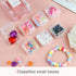 60 Pieces Mini Plastic Jewelry Box Clear Storage Box Small Storage Containers with Hinged Lids for Beads Jewelry Earrings Chains Earplugs Craft, 1...