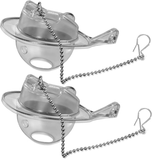2 PCS Toilet Flappers Replacement Compatible for GA715014-GEG1 (Transparent), Toilet Flapper 3 inch with Stainless Chain and Hook - Gerber Toilet ...