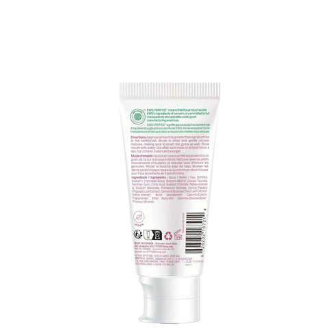 Attitude Baby and Child Fluoride-Free Training Toothpaste, EWG Verified, Naturally Derived Ingredients, Vegan, Strawberry, 2.6 Oz...