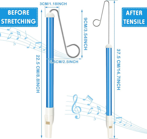 8 Pack Slide Whistle Kids Slide Instrument Plastic Slide Whistle Party Birthday Favors Musical Games Educational Party Welcome Back to School Part...