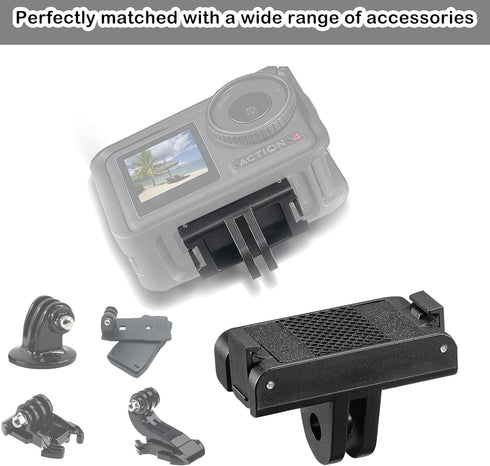 PCTC 2PCS Magnetic Adapter Mount Compatible for DJI Osmo Action 4/3 Quick Release Adapter - DJI Accessories,Attachable Tripod, Selfie, Vlogging...