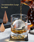 JBHO Hand Blown Crystal Double Old Fashioned Cocktail, Solid Whiskey Glasses, Rocks Glasses, Lowball Glasses - 12 Ounce - set of 2 - Perfect Size ...
