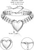 Flyonce Big Heart Choker Necklace, Sparkly Rhinestone Chunky Heart Necklaces Jewelry Gifts for Women...