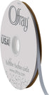 Offray 1/4" Wide Double Face Satin Ribbon, 100 Yards, Dusty Blue...