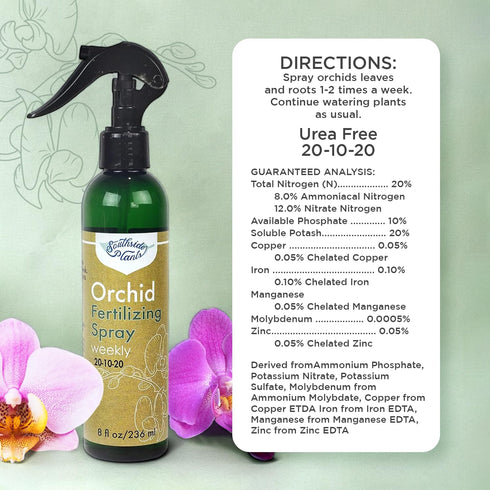 Orchid Fertilizing Spray - Perfect Nutrition and Humidity The Bring Dormant Orchids Back to Life - 8 oz...