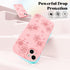 Compatible with iPhone 13 Case - Cute Butterfly Flowers Engraved Phone Case Compatible with iPhone 13 - Soft Silicone Case Compatible with iPhone ...