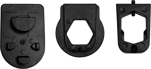 Master Tailgaters Rear View Mirror Three Metal Bracket Adapters for Volkswagen, Audi, Dodge, Ford, Honda...