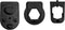 Master Tailgaters Rear View Mirror Three Metal Bracket Adapters for Volkswagen, Audi, Dodge, Ford, Honda...