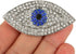 EVER FAITH Lucky Evil Eye Blue Austrian Crystal Brooch Pin...