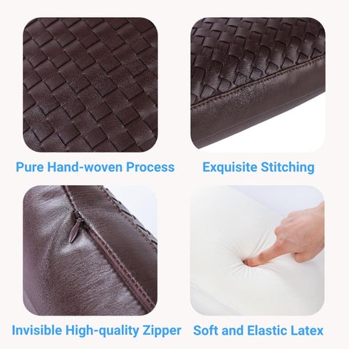 Car Lumbar Support Pillow for Driving Seat Lower Back Cushion Pain Relief Road Trip Essential Interior Accessories Luxury Men Women Brown...