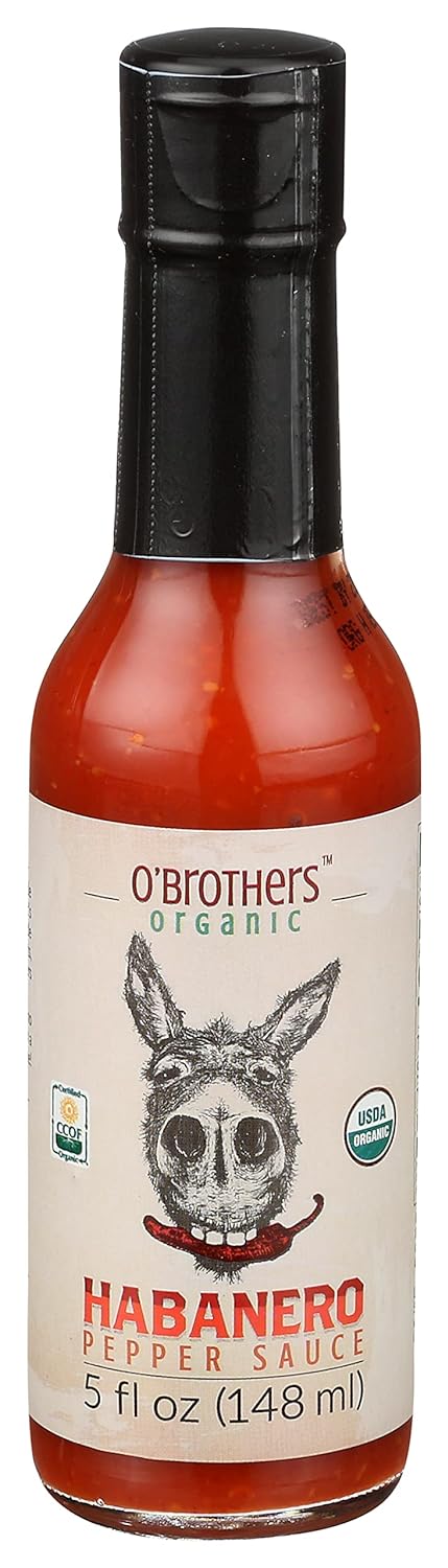 O'Brothers, Habanero Hot Sauce, 5 oz...