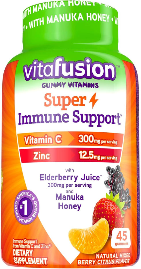 Vitafusion Super Immune Support Gummy Vitamins, 45ct...