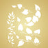 Leaf Stencil, 3.25 x 4 inch - Leaves Vines Stencils for Painting Cards...