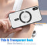 Magnetic for iPhone X Case for iPhone Xs Case,Electroplated Clear Slim iPhone X/iPhone Xs Case with Camera Protection,Shockproof iPhone X/iPhone X...