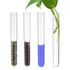 uxcell 10Pcs PS Plastic Test Tubes with Cork Stoppers, Round Base, 13x100mm, Storage Container for Scientific Experiments Sample Display Decoratio...