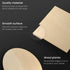 ARTEZA MDF Wood Slices, Set of 10, 5 x 11.8-Inch Circles and 5 x 9.05-Inch Squares, Unfinished Wooden Pieces for DIY Craft and Art Projects...