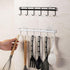 YYaaloa 2Pack of Wall Hooks Coat Hat Hook White Rack with 6 Hooks Key Hanger Clothes Holder Coffee Mug Holder Kitchen Bathroom Housekeeper Home Or...